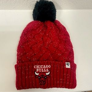 Chicago Bulls NBA Knit Pom Beanie Hat- NWOT